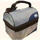 Arctic Zone Domed Insulated Lunch Pack, 2 Compartments, Blue (Various Colors: Light and Dark Blue) [