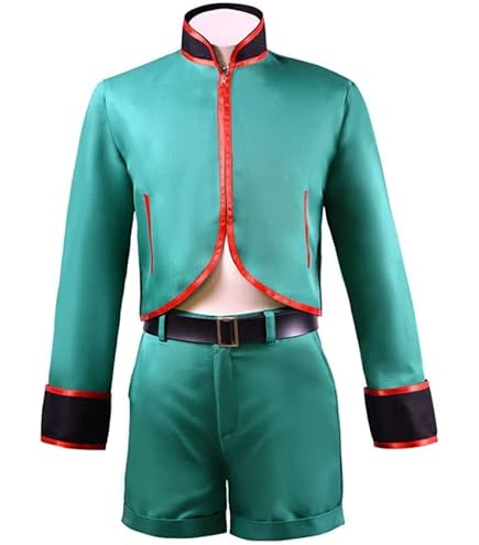 コスプレ衣装 GON Amazon.com: COSMOVIE Anime Cosplay Jacket Green Shorts Halloween