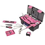Apollo Precision Tools DT9773P Household Tool Kit with Tool box, Pink, 53-Piece [並行輸入品]