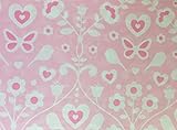 Maggie Miller Twin 3pc Sheet Set Girl Hearts & Flowers on Pink [並行輸入品]