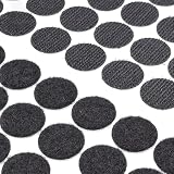 MOMI マジックテープ 両面テープ付き 円形の直径30mm 30組セット 粘着力強い両面テープ オス メス マジックテープ 強粘着裏糊付 超強力 粘着 耐熱 防水 業務用 DIY用 家庭用