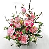 ほんまもん屋 桜 ラナンキュラス ガーベラ バラ コデマリ 春の満開 フラワーアレンジメント