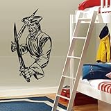 Wall Decal Decor Decals Sticker Art Vnyl Design Pirates Film Cartoon Hero Saber Kids Children Bedroo