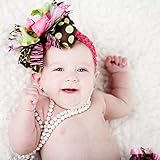 【こどもヘアバンド】ホットピンク＆ライムの派手カワヘアバンド★誕生日や入園入学のスタジオ撮影や発表会に今こどものヘアアクセがたまらなく可愛いっ！！お姉ちゃんになったらヘアクリップピンでヘアアレンジを楽