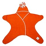 [ タッペンス＆クランブル ]Tuppence & Crumble タッペンスアンドクランブル Star Baby Wrap スターラップ Brights ４－１０ヶ月 Orange オレンジ BFS