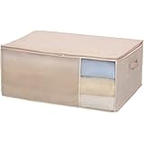 東和産業 ふとん収納 ベージュ 約70×50×30cm