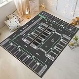 [ZS2L7] キッズラグ 道路柄 ラグ カーペット 洗える 子供部屋 子供用 男の子 120*160cm 道路ラグ プレイマット カラー14 誕生日 クリスマス プレゼント 子供部屋飾り オールシーズン 道路ラグ ロードマップ おしゃれ キッズルーム プレイマット インテリア