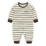 前開き パジャマ ベビー 春 男女兼用 赤ちゃん カバーオール 長袖 薄手 ロンパース かわいい 星柄 新生児 男の子 女の子 ルームウェア かわいい ベビー肌着 ベビー服 子供服 ベビー肌着 綿 コ