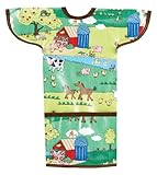AM PM Kids! Sleeved Toddler Laminated Bib, Barnyard by AM PM Kids!