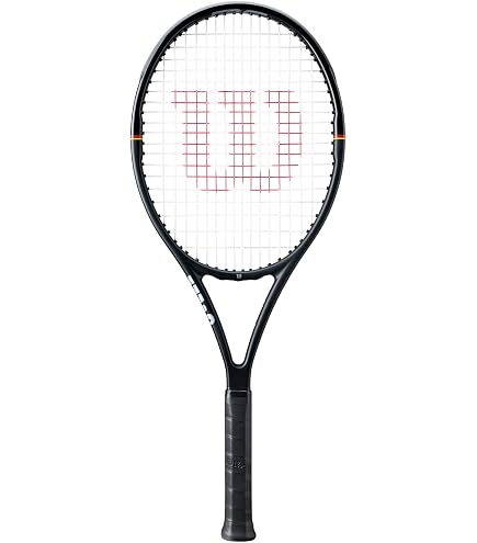 Wilson Pro Staff Precision 100 Tennis Racket, Black/Red/White