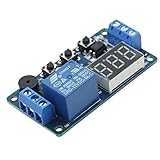 Hommy オートメーションリレー，オートメーションDC 12V　LEDディスプレイ　デジタルディレイタイマー　コントロールスイッチ　リレーモジュール