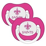 Baby Fanatic Pacifiers, New Orleans Saints, 2 Count by BAC98 [並行輸入品]