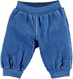 (フィクソーニ)FIXONI 北欧ブランド ベロアベビーパンツ ブルー 50cm