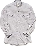 ROCKY(ロッキー)スタンドシャツ メンズ シャツ WORKWEAR スタンドカラー サンドグレー ＬＬ