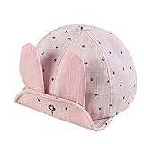 MARCA Westベビー漫画ウサギ耳帽子太陽保護キャップバケット野球キャップ US サイズ: M カラー: ピンク