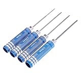 MagiDeal RCカー/ヘリコプター/飛行機六角ドライバスクリュードライバーレンチ4点セット1.5 MM 2 MM 2.5 MM 3 MM