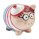 Where's Waldo Ceramic Piggy Bank [並行輸入品]