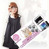 電磁波遮蔽エプロン　ブルー色　IHヒーター対応 ＆ ゼロ磁場発生基板内臓　パウマッド　お得セット　大事な家族やペットを電磁波被害から守る