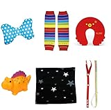 ラヴィギフト6点セットクッション ブルー レインボー タコ 恐竜A 腹巻シルバー ホルダーレインボー lv-g04-31