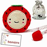 hanairo かわいい メジャー 巻尺 1.5m (いちご)