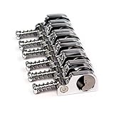 Babicz Full Contact Hardware T-Swivel Strat Saddle Set - Chrome [並行輸入品]