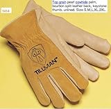 Tillman 1414 Top Grain /分割牛革ドライバ手袋、XS