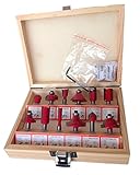 汎用 トリマー ルーター ビット 12本 セット超硬 チップ 炭素 鋼 YG8 合金