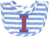 Mud Pie Baby-Boys Newborn I Initial Boy Bib, Blue, One Size by Mud Pie Baby [並行輸入品]