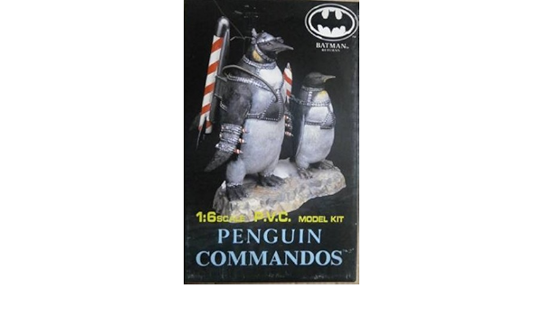 Amazon ツクダホビー バットマンリターンズ 1 6 ペンギンコマンド ソフビキット ロボット 子ども向けフィギュア おもちゃ