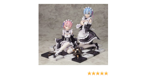 Amazon Re ゼロから始める異世界生活 レム ラム フィギュア 電撃スペシャルセット 限定 特典 リボルブ フィギュア ドール 通販