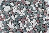 五色石 1袋20kg入り＜玉砂利・国産・日本製＞ 3分（直径約10-12mm）