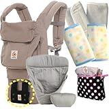 エルゴベビー 抱っこ紐（ベルト付） オリジナル/ムーンストーン・インサート3III 【正規品2年間保証-SG認定付】パッド２個+収納ポーチ付