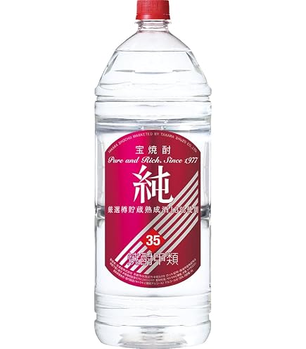 Amazon.co.jp: 宝焼酎 純 35° 4L×4本 : 食品・飲料・お酒
