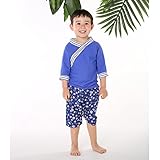 BABY ONE™ （ベビーワン） ショートパンツ 　サーフパンツ 海パン 子供用 こども ジュニア 男児 男子 90cm 100cm 110cm 120cm 130cm (130cm, A.魚)