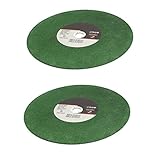 uxcell カッティングホイール カッターディスク 350mmx3.2mmx25.4mm グリーン 2枚入り