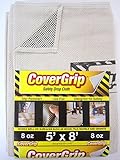 CoverGrip 005808 8 oz Canvas Safety Drop Cloth, 5' x 8' [並行輸入品]