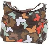 OiOi Baby Butterfly Hobo Diaper Bag, Chocolate by OiOi [並行輸入品]