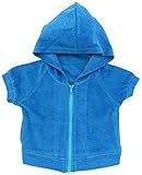 アンナニコラ パイル 半袖パーカー 70cm ブルー A-34 B88 日本製