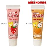 MIKIHOUSE（ミキハウス）子供用歯みがき粉(フッ素入り) －－－,ピンク（08）