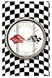 Printed壁プレートwith Matchingロッカースイッチおよび/またはコンセント – Checkered Flagコルベットロゴ マルチカラー GM-134-Printed-Single-D