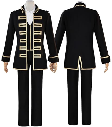 Amazon.co.jp: コスプレ衣装 銀魂 真撰組隊服 衣装セット+沖田総悟アイ