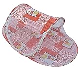 簡単 持ち運び ベビー蚊帳 折りたたみ 蚊 ムカデ 対策 (01 レッド)