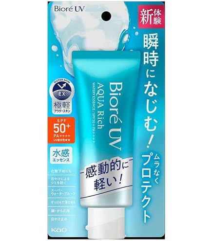 Biore UVアクアリッチウォータリージェル24個 Amazon.co.jp: ビオレUV アクアリッチウォータリー ジェルタイプ SPF50