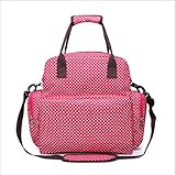 ファッション ベビーおむつ　ボトル　収納　 高機能 多機能 ミイラバッグ　リュックサック　防水　バッグ　マザーズバッグ (赤)