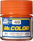 GSI クレオス(GSI Creos) Mr.カラー クリアーオレンジ 光沢 10ml 模型用塗料 C49