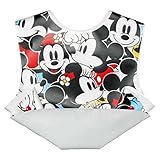 ディズニー【Disney】ミッキーマウスお手入れ簡単立体ポケットお食事エプロン