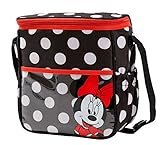 Disney Minnie Mouse Polka Dot Mid Sized Diaper Bag, Black/White by Disney [並行輸入品]