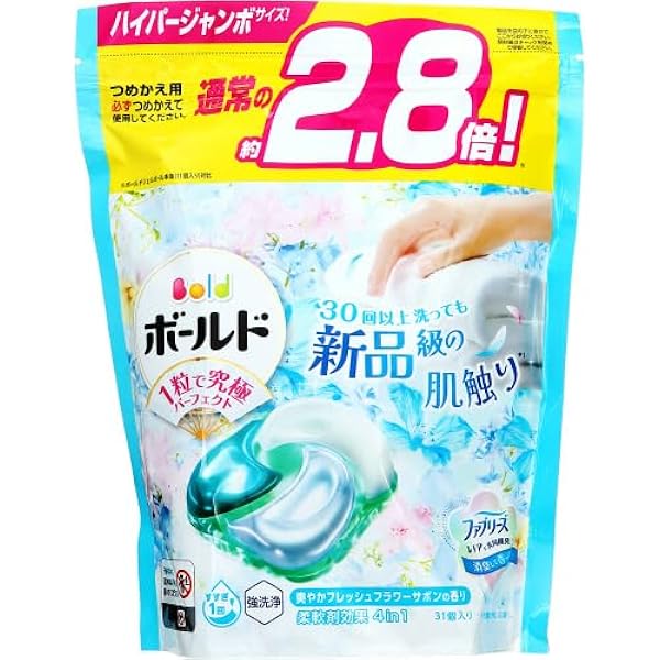 Amazon.co.jp: ボールド 洗濯洗剤 ジェルボール 4in1 プレミアム