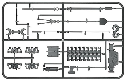 figma Vehicles IV号戦車 車外装備品セット 1/12スケール ABS製 インジェクションプラスチックキット