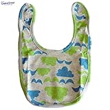 オーシャン＆グラウンド｜ベビースタイ｜クラウド柄｜グリーン